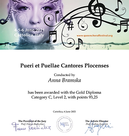 Cantores Plocenses Diploma